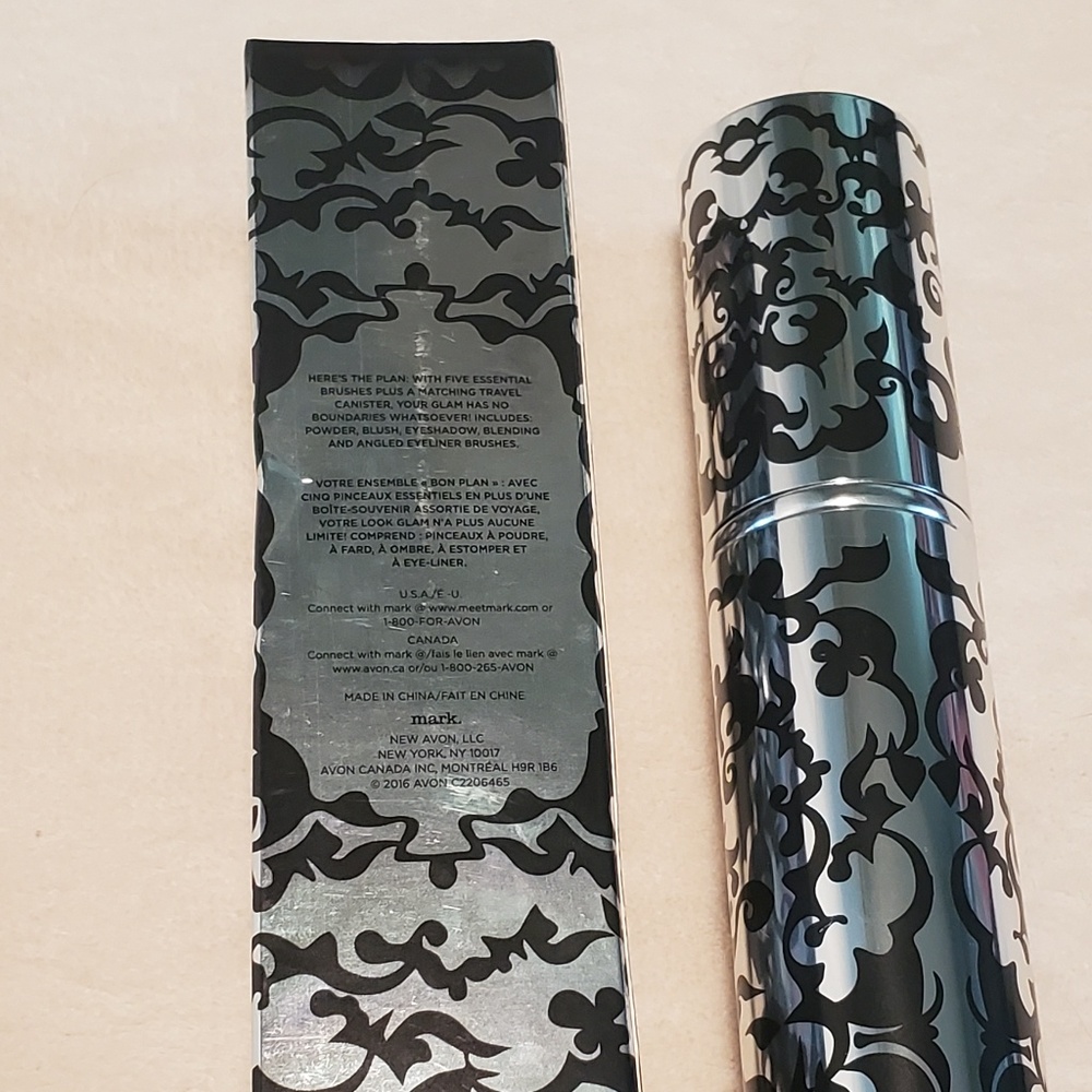 NWOT Avon Glam Plan 5-Piece Make-up Brush Set - Picture 4 of 4